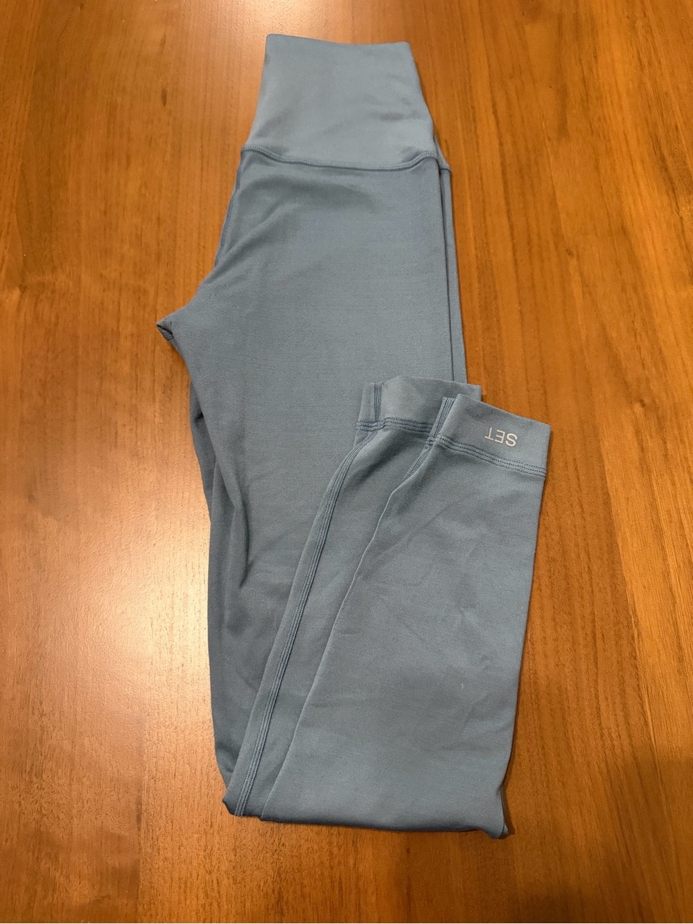 SET Active Dusty Blue High-Rise Leggings